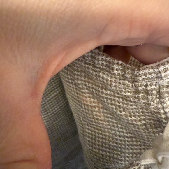 bryn Walker tan linen Sleeveless Wrap Top - Picture 7 of 7